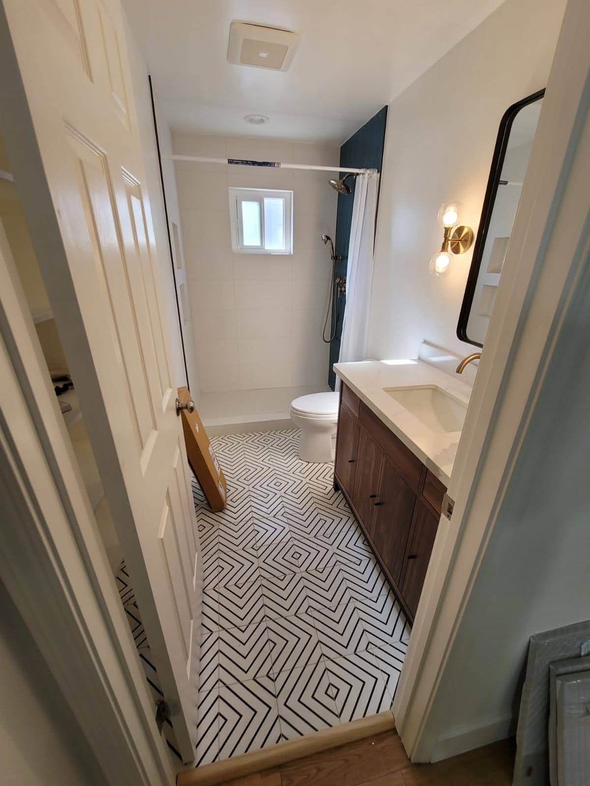 Walk-in shower remodel